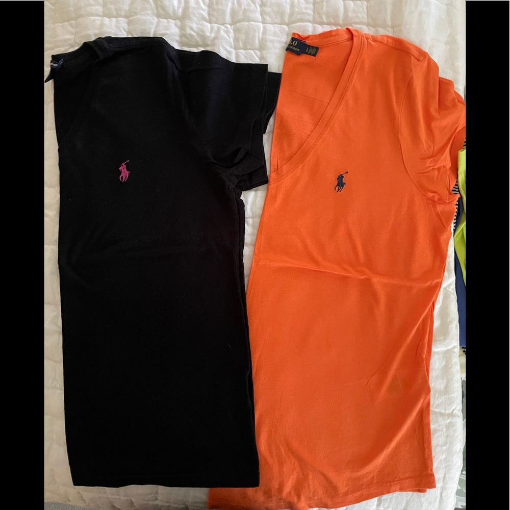 2 VGUC Ralph Lauren ss shirts, Halloween!